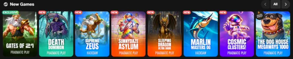 21 Bet Casino Games
